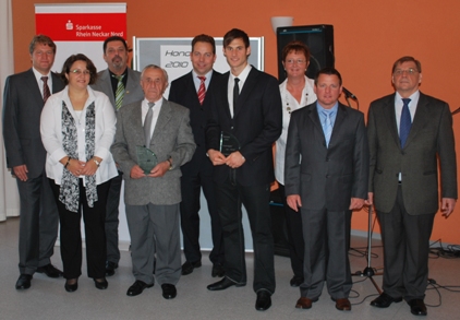 Preisträger 2010 mit HONORIS-Team